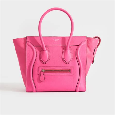 neon pink celine bag|celine lana pink handbags.